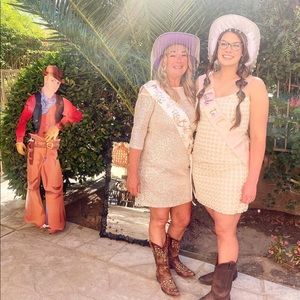 Adrianna Papell Metallic Floral Embroidered Sheath Dress